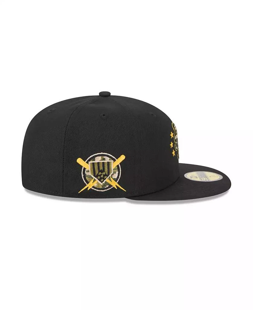 New Era Men's Black New York Mets 2024 Armed Forces Day On-Field 59FIFTY Fitted Hat 6