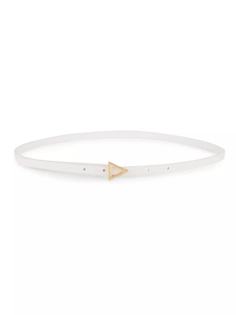 Bottega Veneta Triangle-Buckle Leather Belt 1