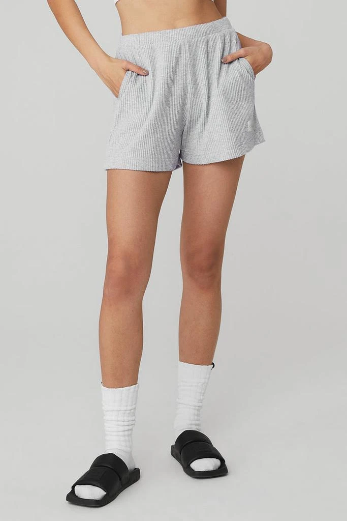 Alo Muse Short - Athletic Heather Grey 1