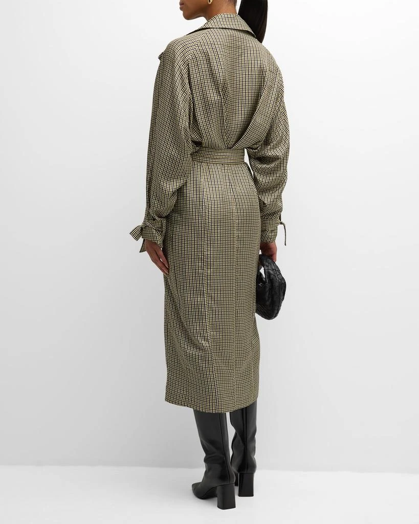 Dorothee Schumacher Checked Coolness Houndstooth Coat Dress 4
