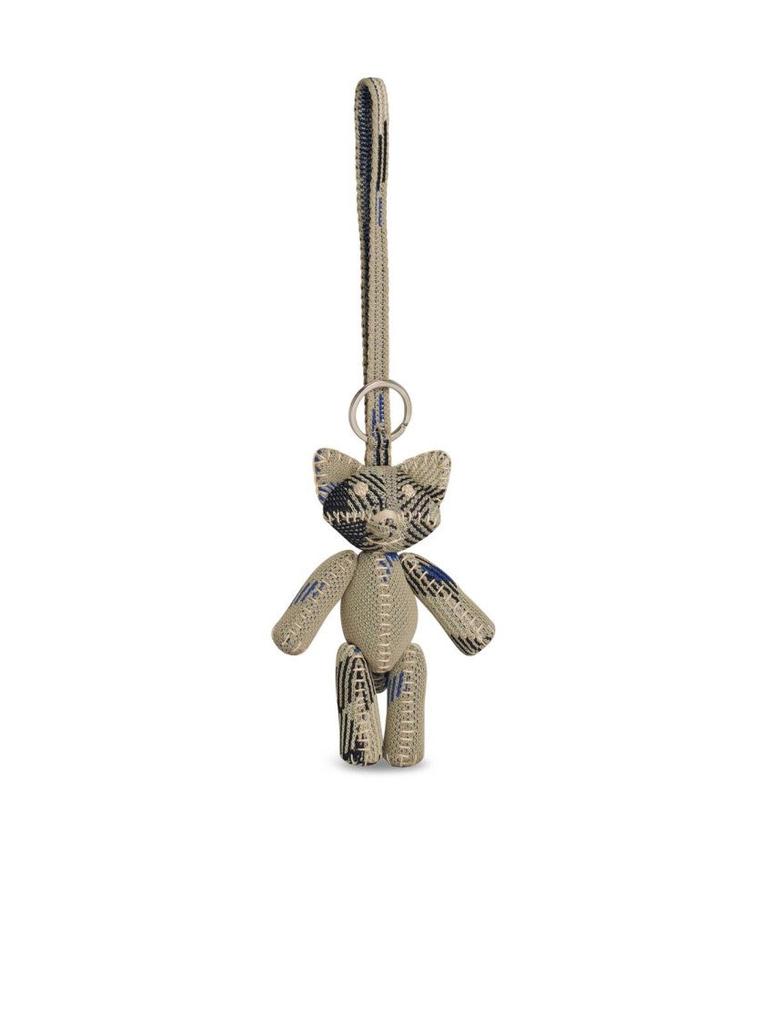 Burberry Foxy' Beige Polyamide Keyring