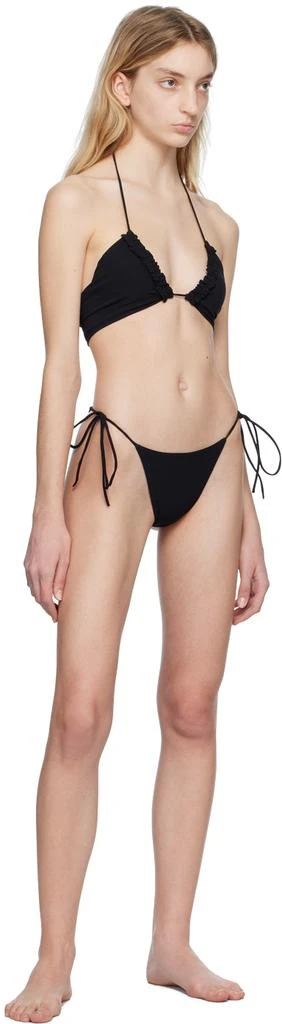 Magda Butrym Black Ruched Bikini 4