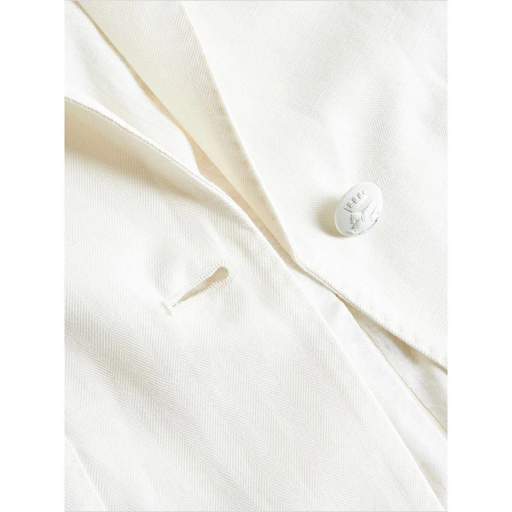 ETRO Tailored Linen And Silk Jacket 4