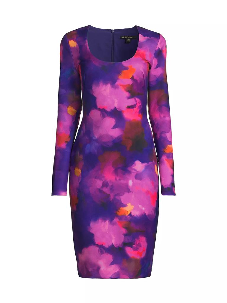 Black Halo Naylah Floral Sheath Dress