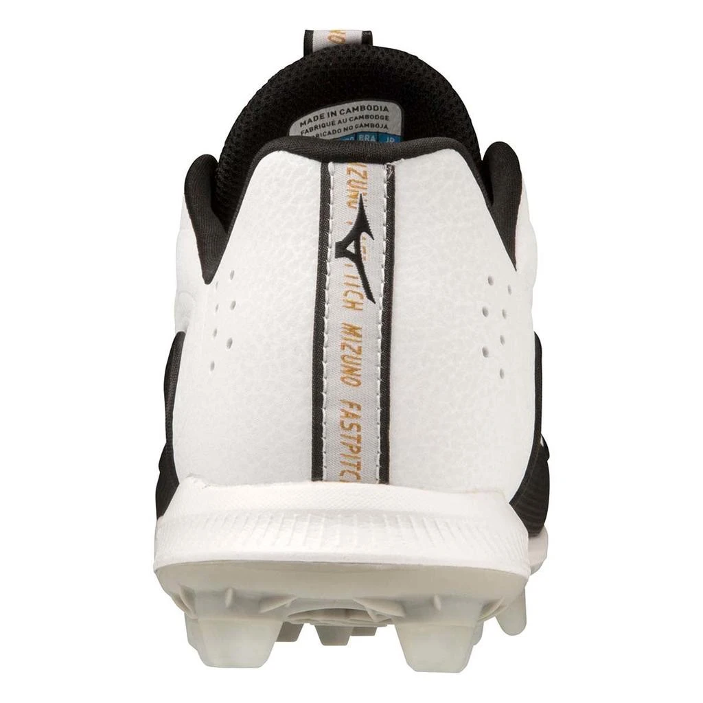 Mizuno Mizuno Finch Elite 6 Low 320687-0090White Black Softball Cleats ACAD214 3