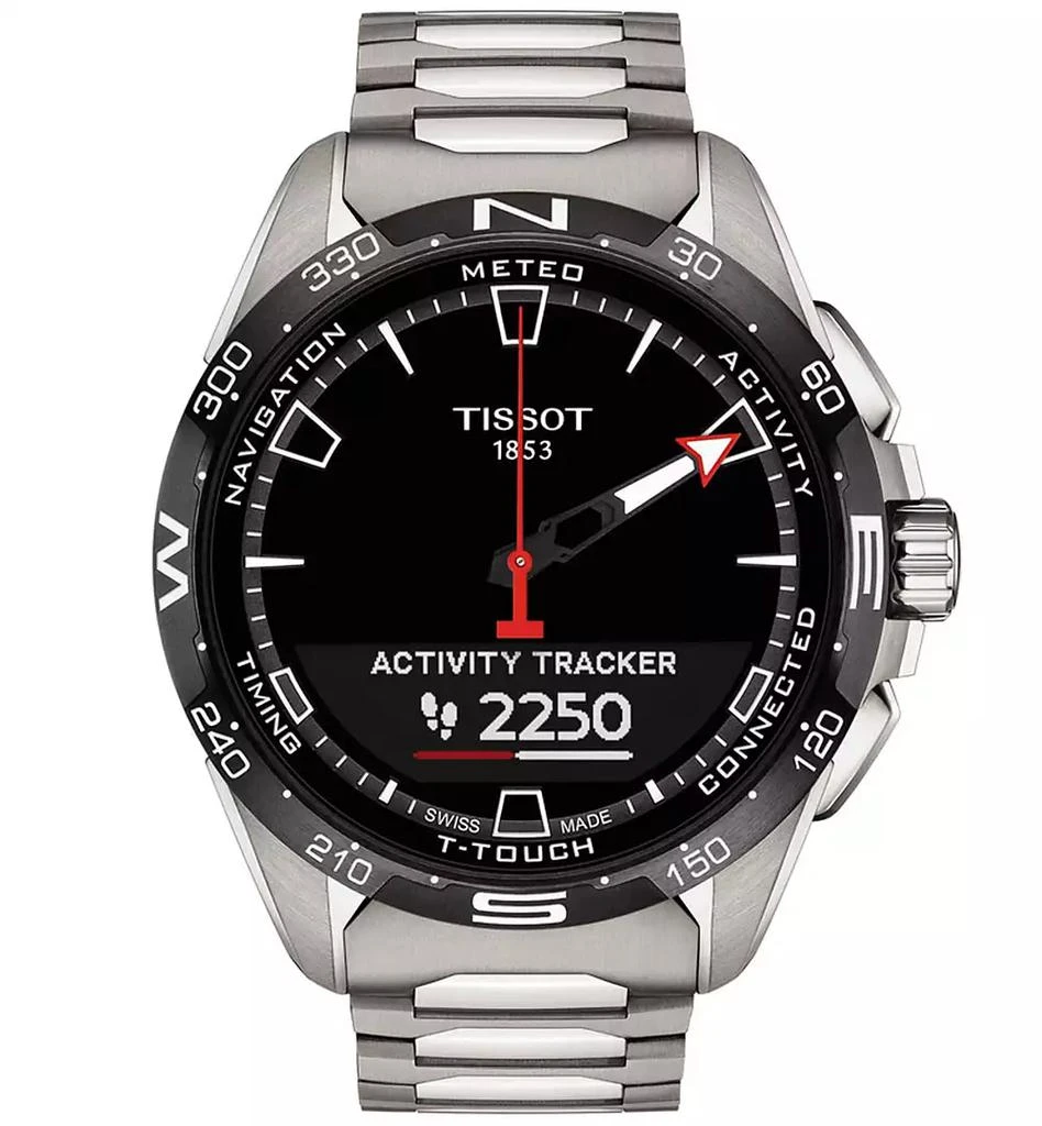 Tissot Men
s Swiss T-Touch Connect Solar Titanium Bracelet Smart Watch 48mm 10