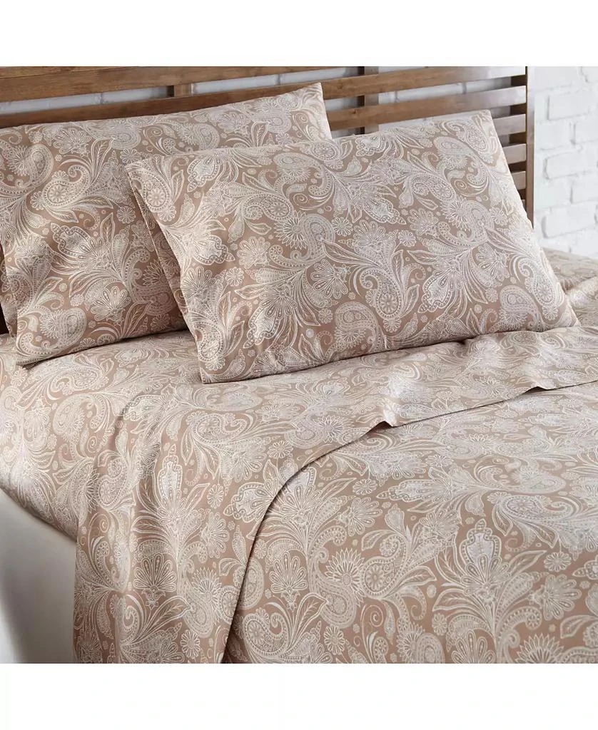 SOUTHSHORE FINE LINENS Perfect Paisley Extra Deep Pocket Boho Sheet Set, King 1