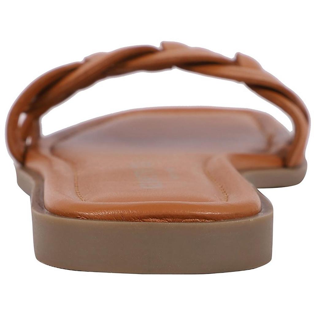 Kenneth Cole New York Faye Womens Leather Braided Slide Sandals