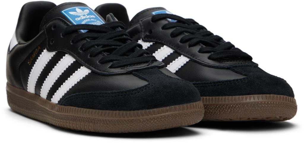 Adidas Big Kids Black & White Samba OG Sneakers 4