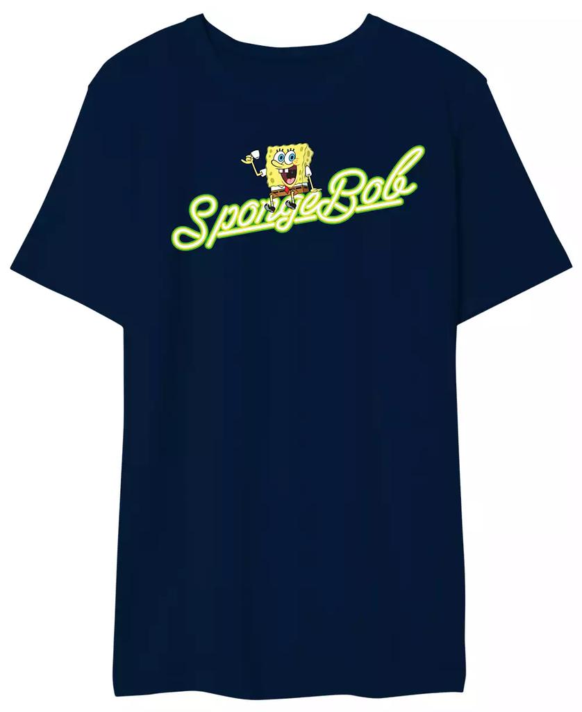 Hybrid Spongebob Coffee Break Men's Graphic T-Shirt