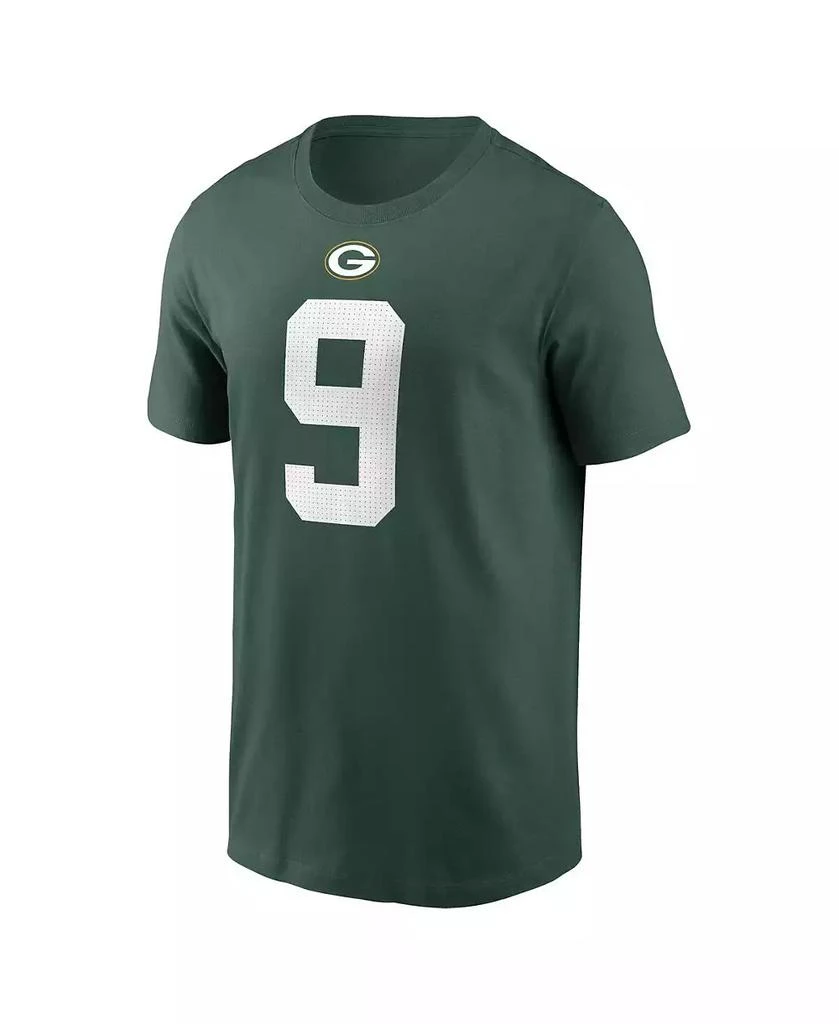 NIKE Men's Christian Watson Green Green Bay Packers Player Name and Number T-shirt 3