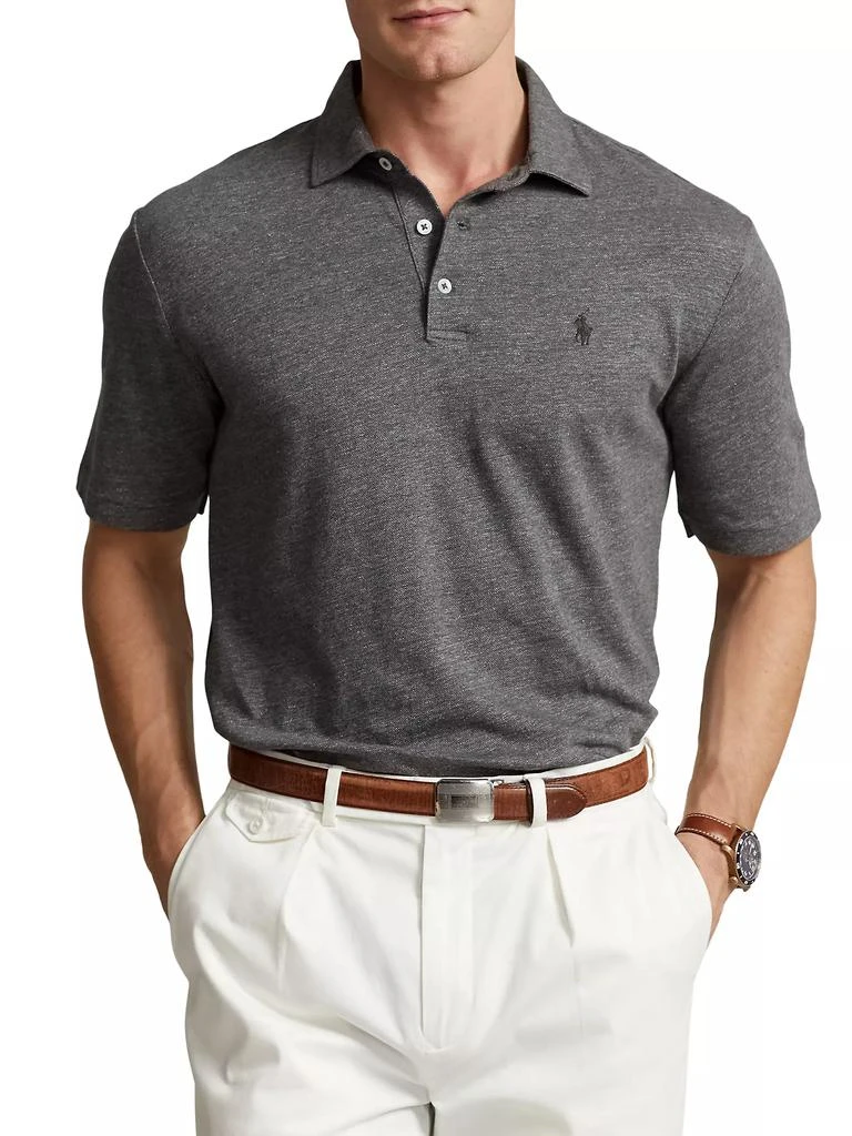 Ralph Lauren Cotton & Linen-Blend Polo Shirt 4
