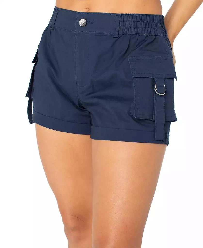 Celebrity Pink Juniors' Cargo Cuffed Shorts 5