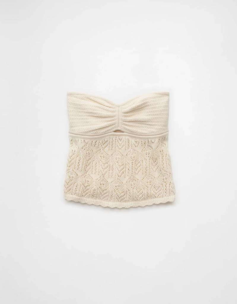 AE AE Cropped Crochet Tube Top 3