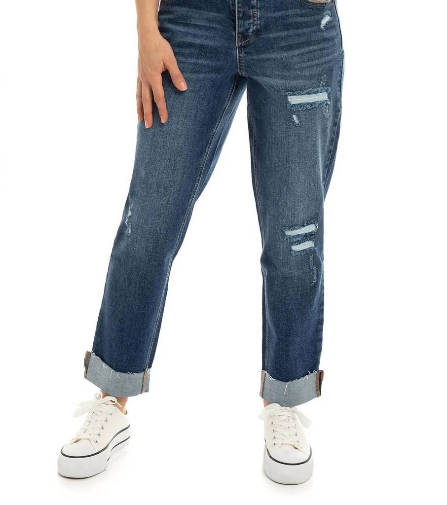 1822 Denim 1822 Denim - Addy Mid Rise Cuffed Girlfriend Jean