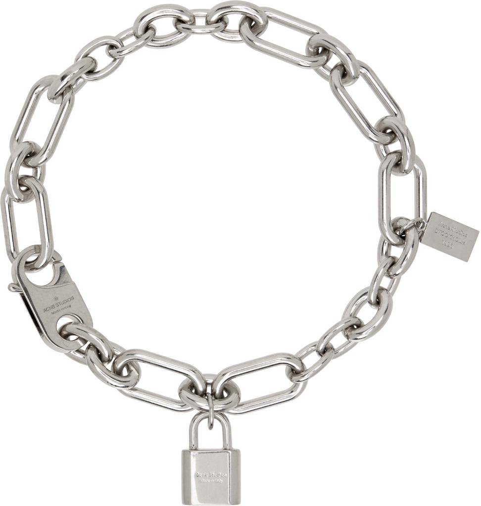 【ACNE STUDIOS】PADLOCK CHAIN NECKLACE Acne Studios Padlock Chain Necklace - Necklaces - BeyondStyle