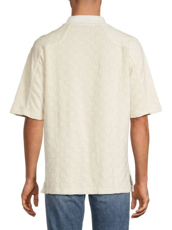 Ambush Monogram Zip Polo 2