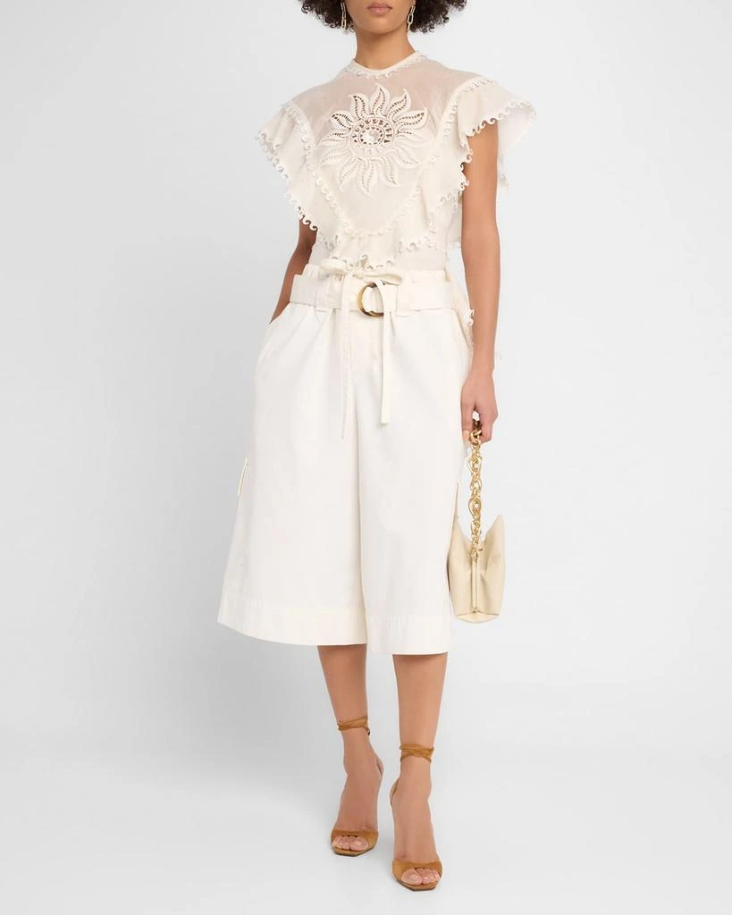 Zimmermann Illuminate Long Bermuda Shorts 2