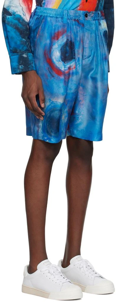 Marni Blue Printed Shorts 2