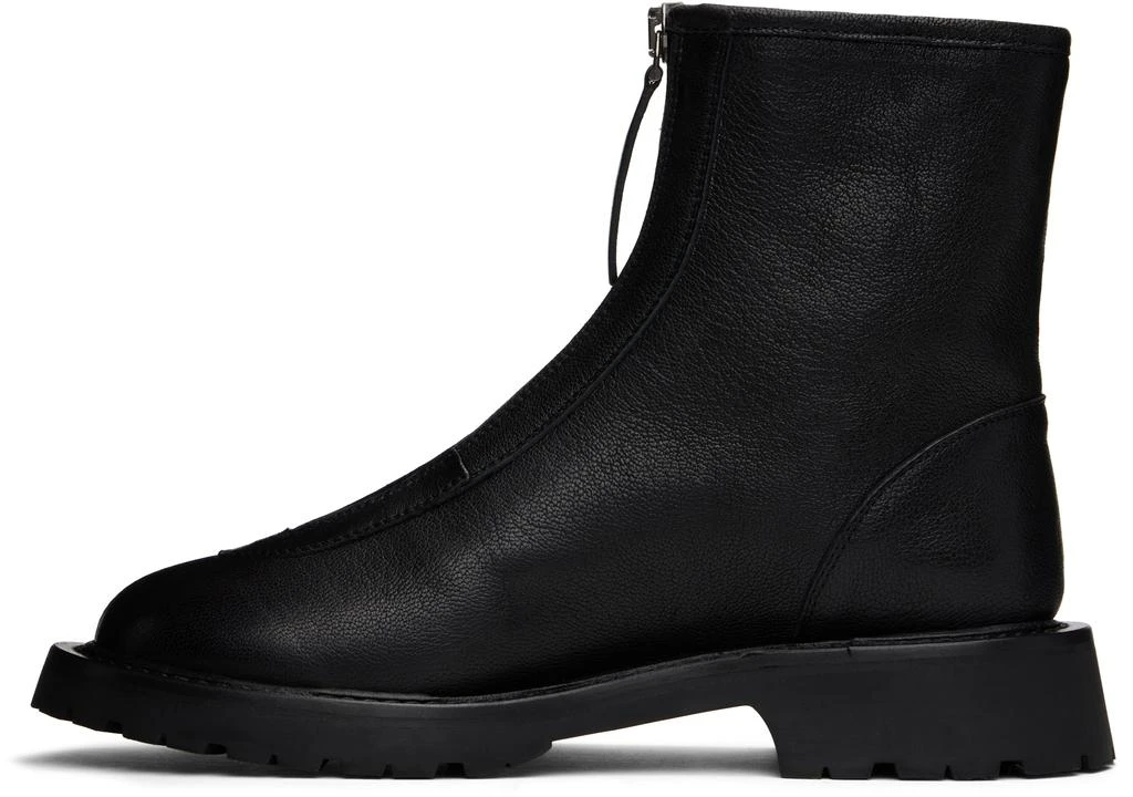 LEGRES Black Zipped Boots 3