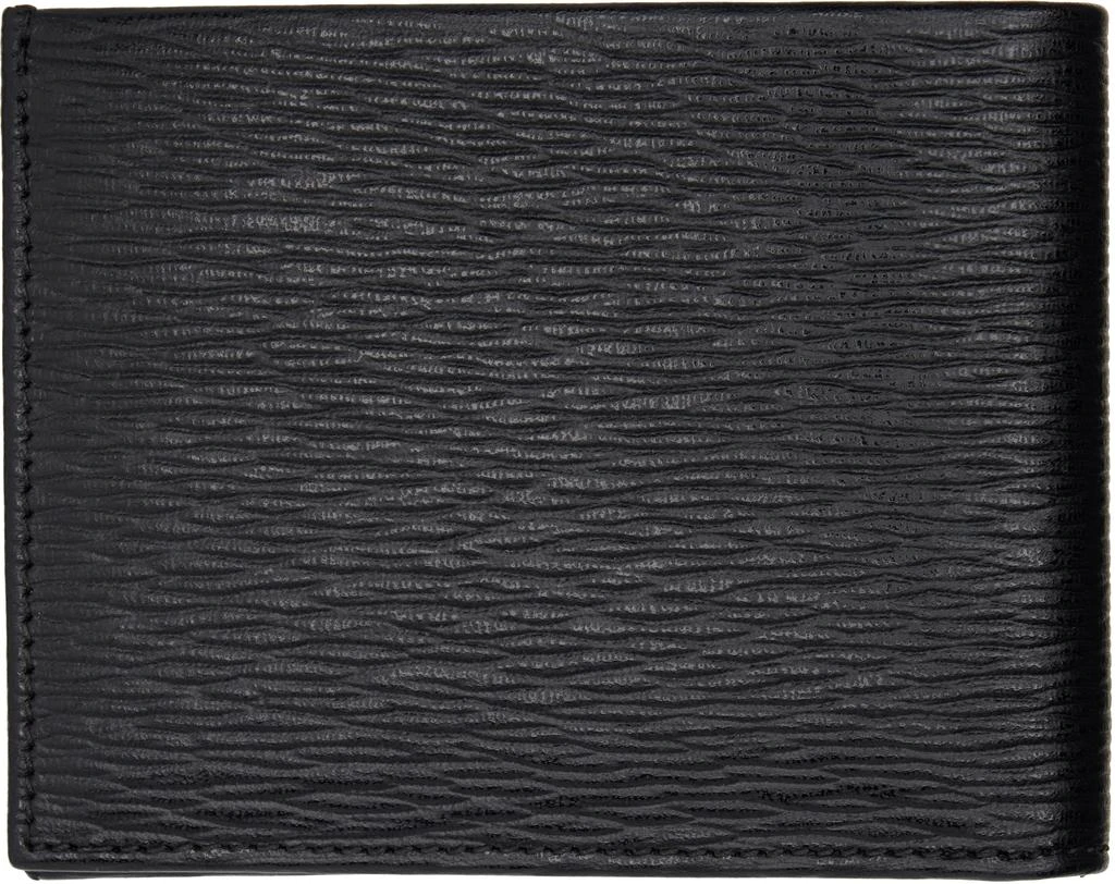 Salvatore Ferragamo Black & Blue Revival Gancio Bifold Wallet 2