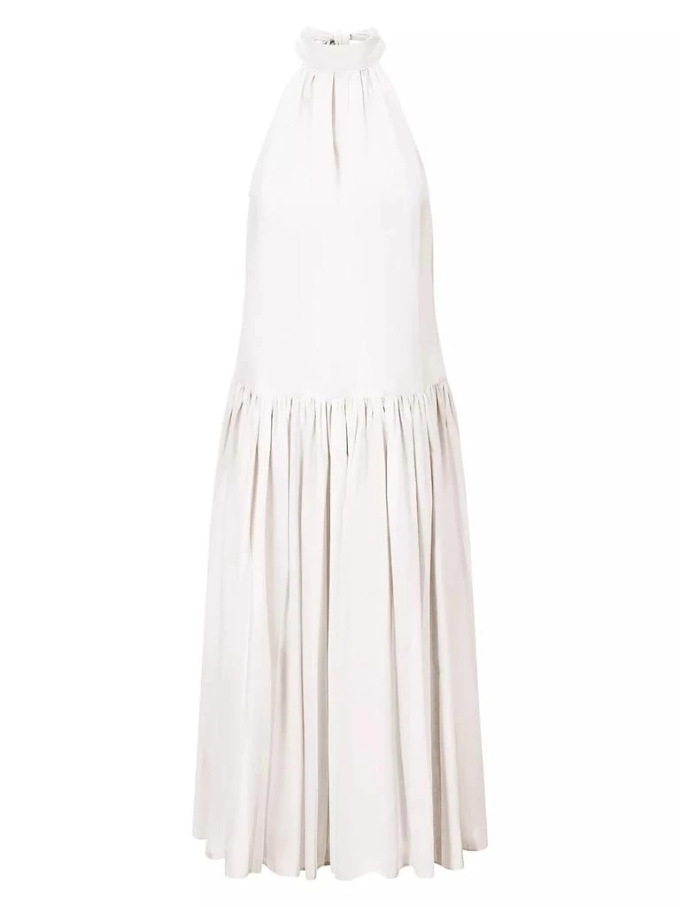 Staud Marlowe Poplin Halter Maxi Dress 1
