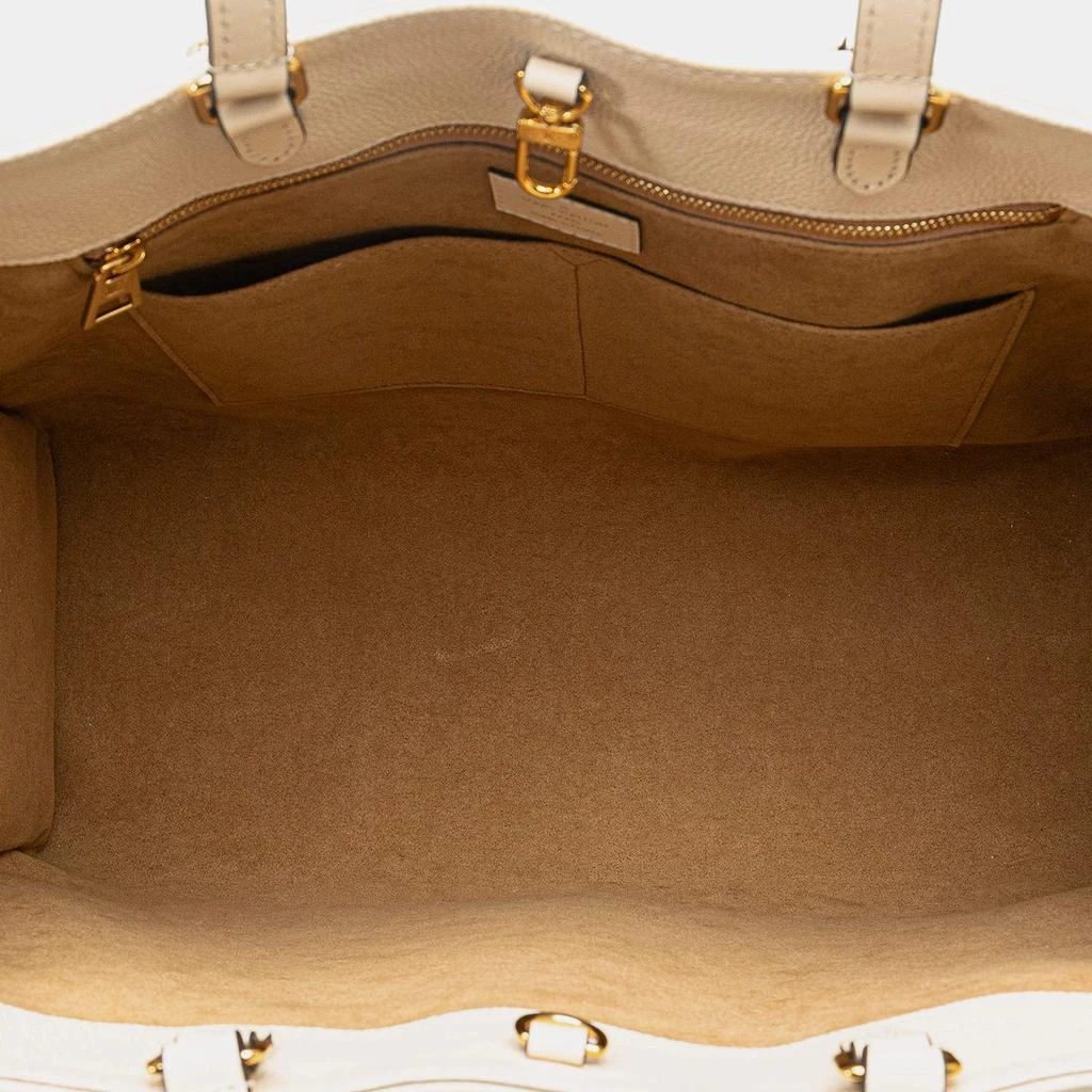 Louis Vuitton Louis Vuitton White Monogram Empreinte Onthego GM 5