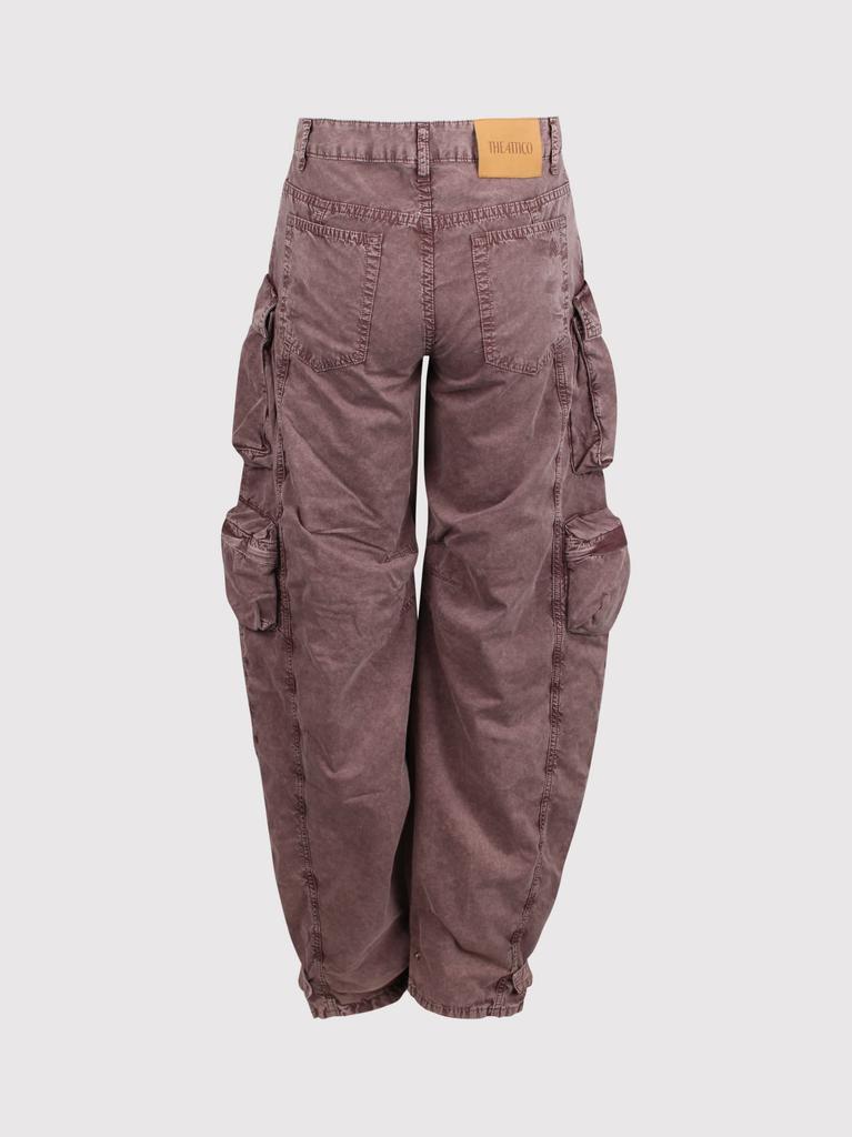 The Attico Mauve Washed Fern Long Trousers