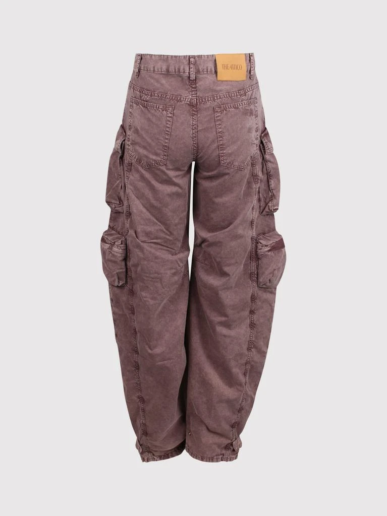 The Attico Mauve Washed Fern Long Trousers 2