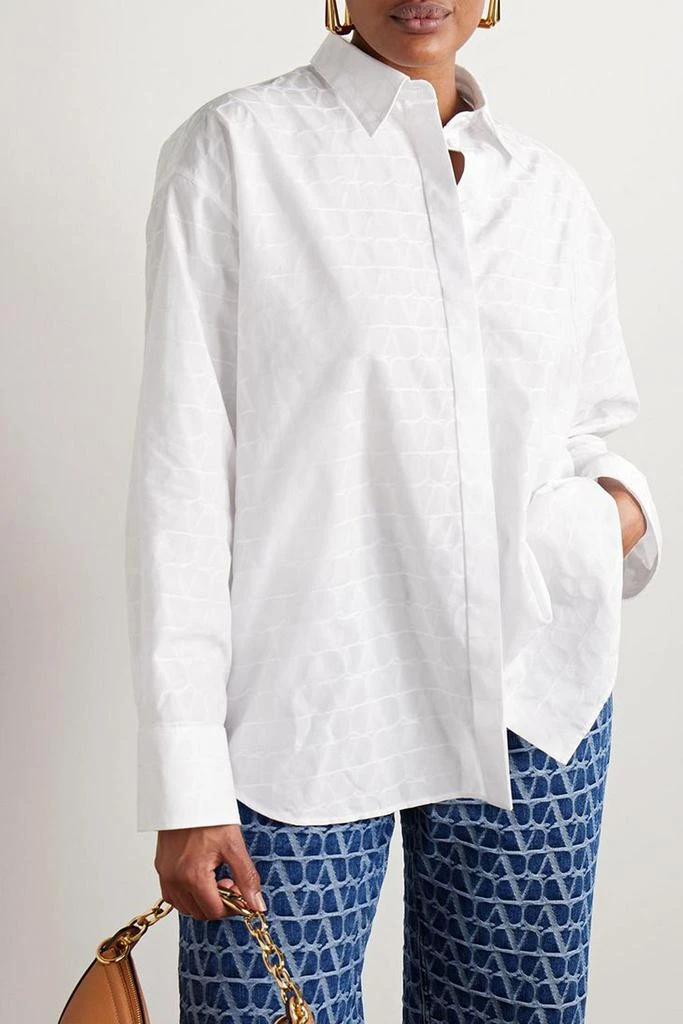 Valentino Cotton-jacquard shirt 3