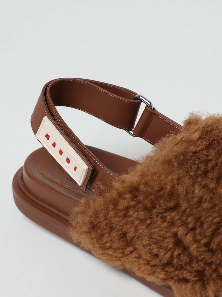 Marni Marni sabots in wool shearling 4