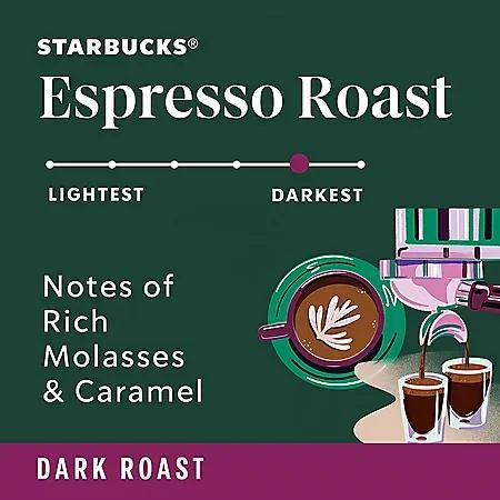 Starbucks Starbucks Whole Bean Coffee, Espresso Roast Dark, 40 oz. 3