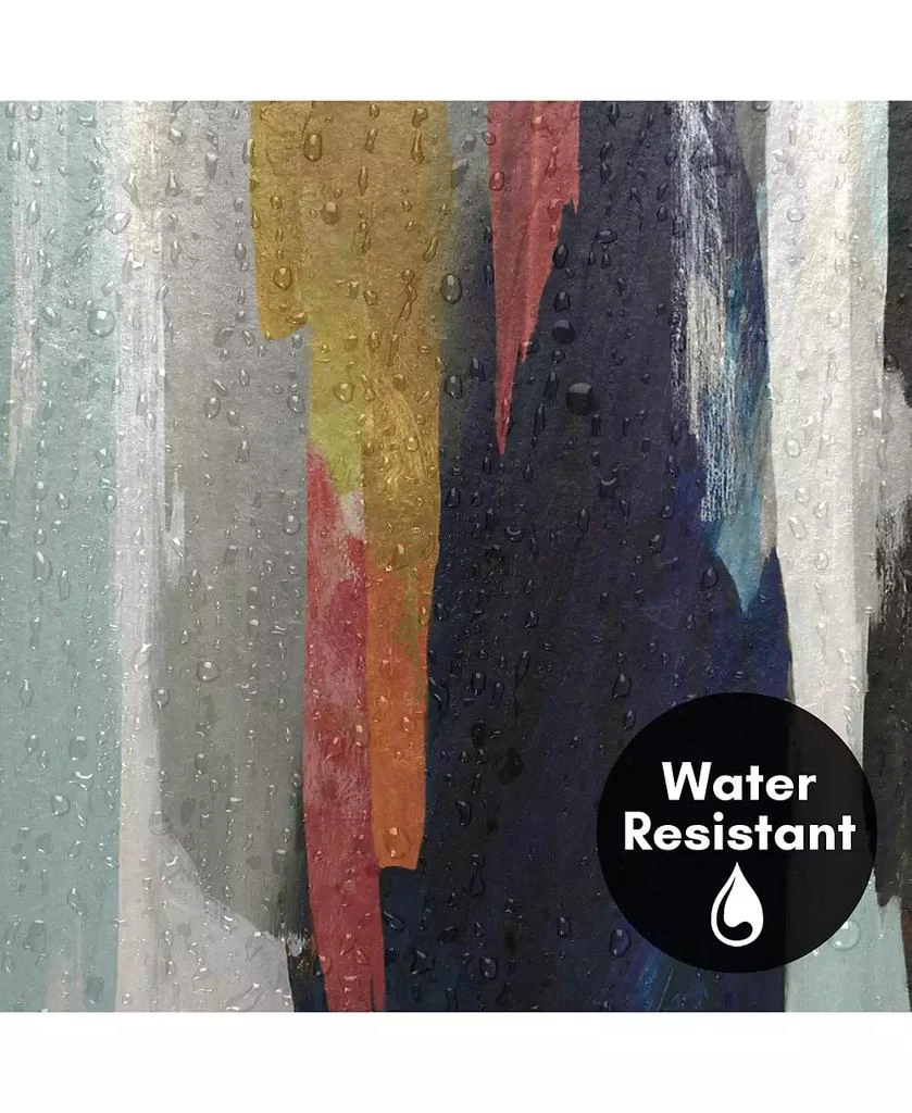 Americanflat 71x74 Abstract Shower Curtain - Somber by PI Creative Art 3