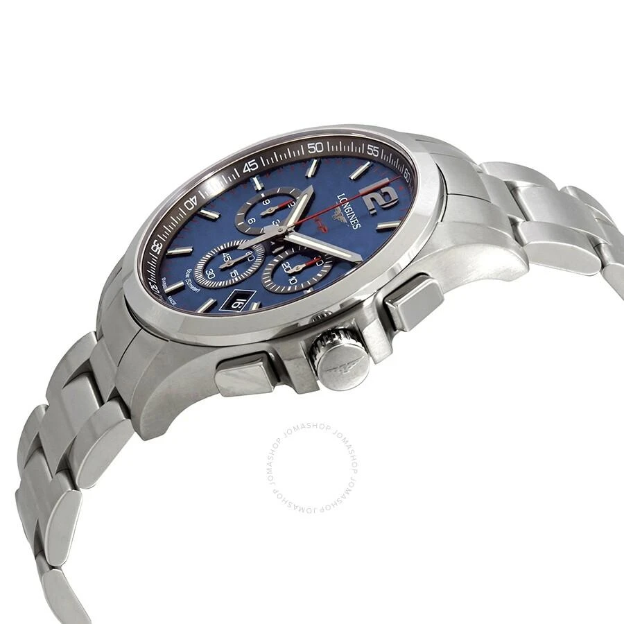 Longines Conquest V.H.P. Perpetual Chronograph Quartz Blue Dial Men's Watch L37274966 2