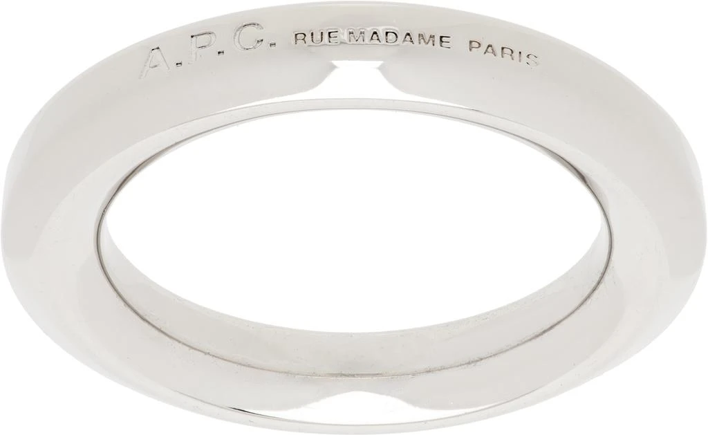 A.P.C. Silver Angle Ring