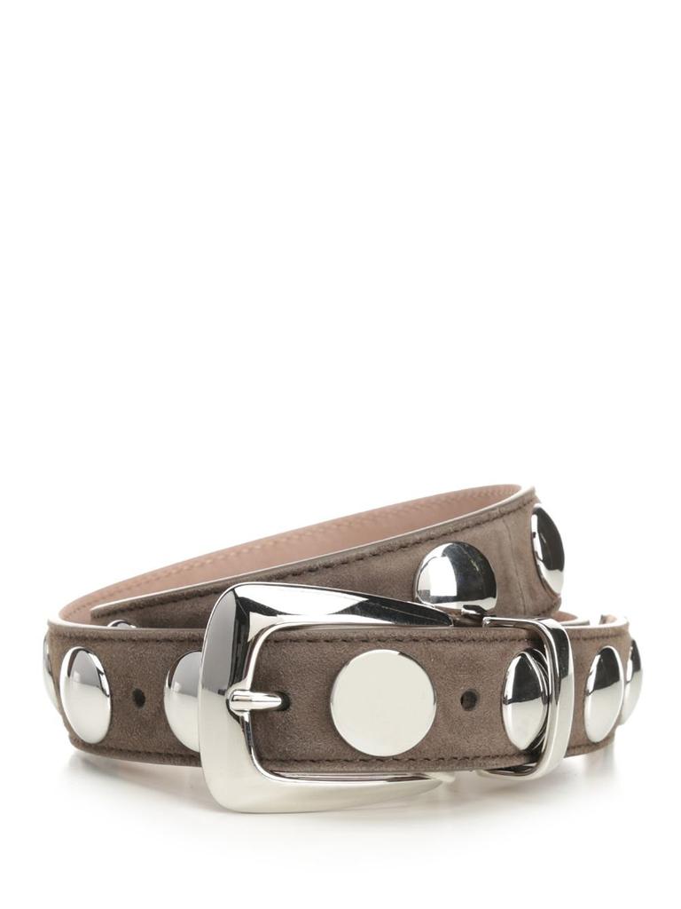 Khaite Khaite Benny Stud Embellished Buckled Belt - Belts