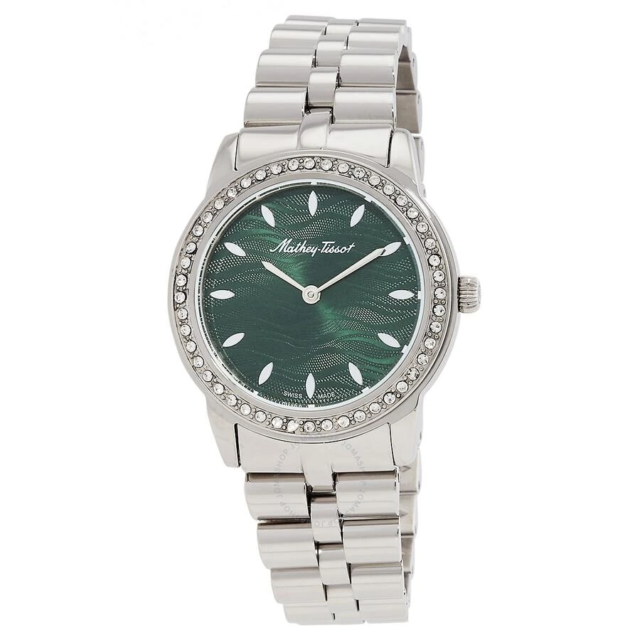 Mathey-Tissot Mathey-Tissot Artemis Quartz Green Dial Ladies Watch D10860AQV 1