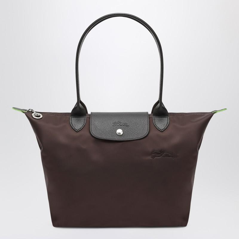 Longchamp MOCHA COLOURED LE PLIAGE GREEN L BAG - Tote Bags
