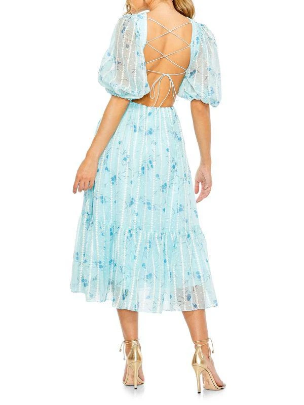 Mac Duggal Ieena Floral Cutout Dress 2
