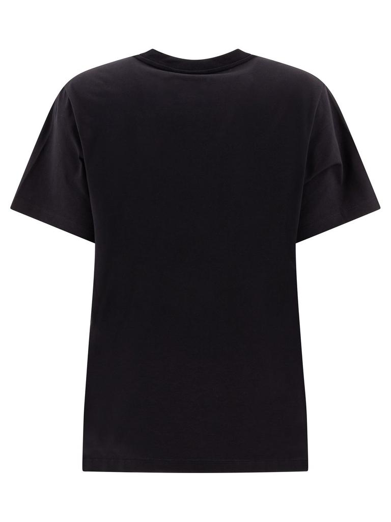Ganni Ganni Graphic Printed Crewneck T-Shirt - T-Shirts