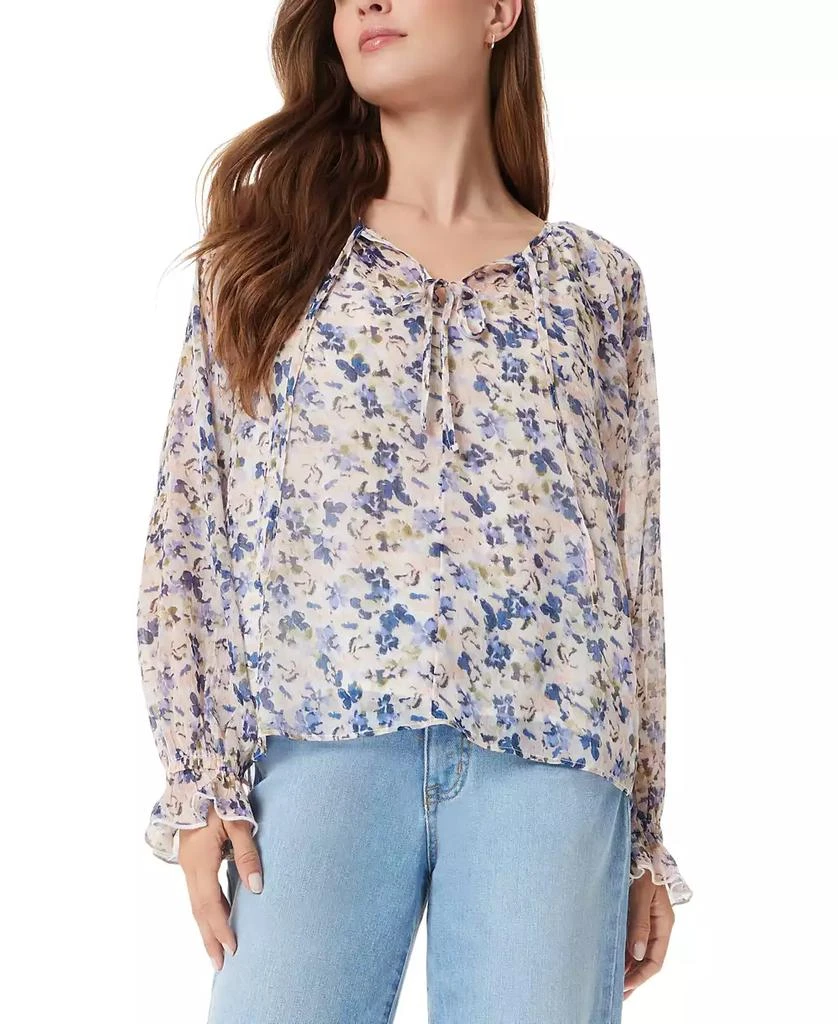Sam Edelman Women's Kelsie Printed Popover Blouse 1