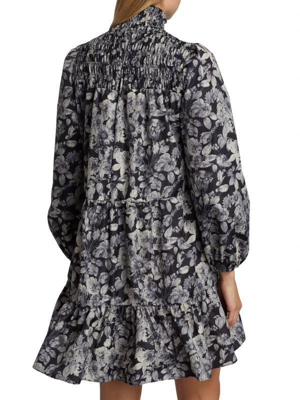 Cinq à Sept Alicia Floral Tiered Minidress 2