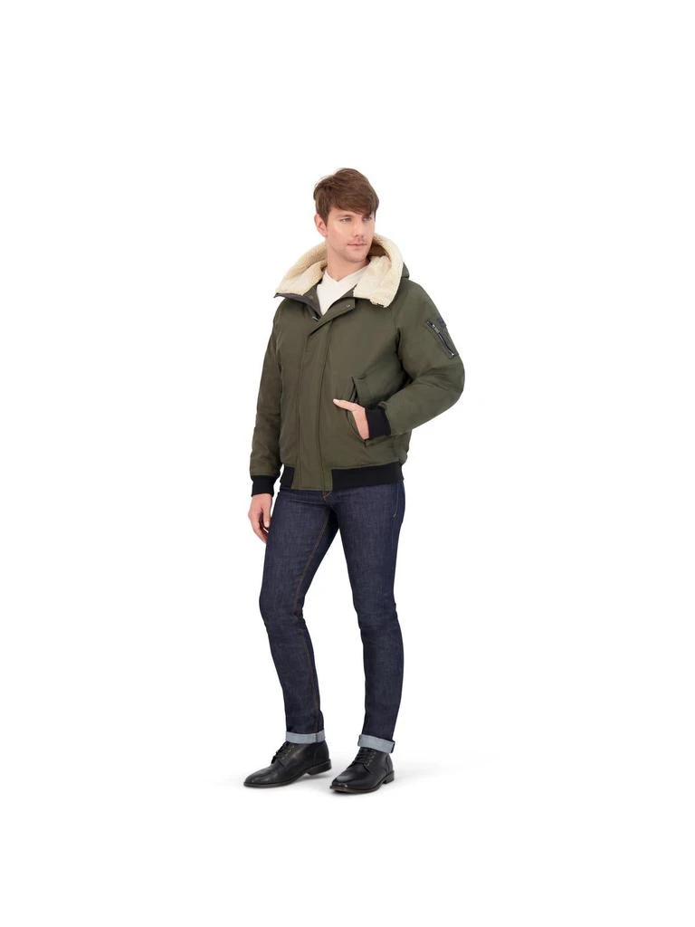 Sean John Mens Sherpa Insulated Bomber Jacket 1