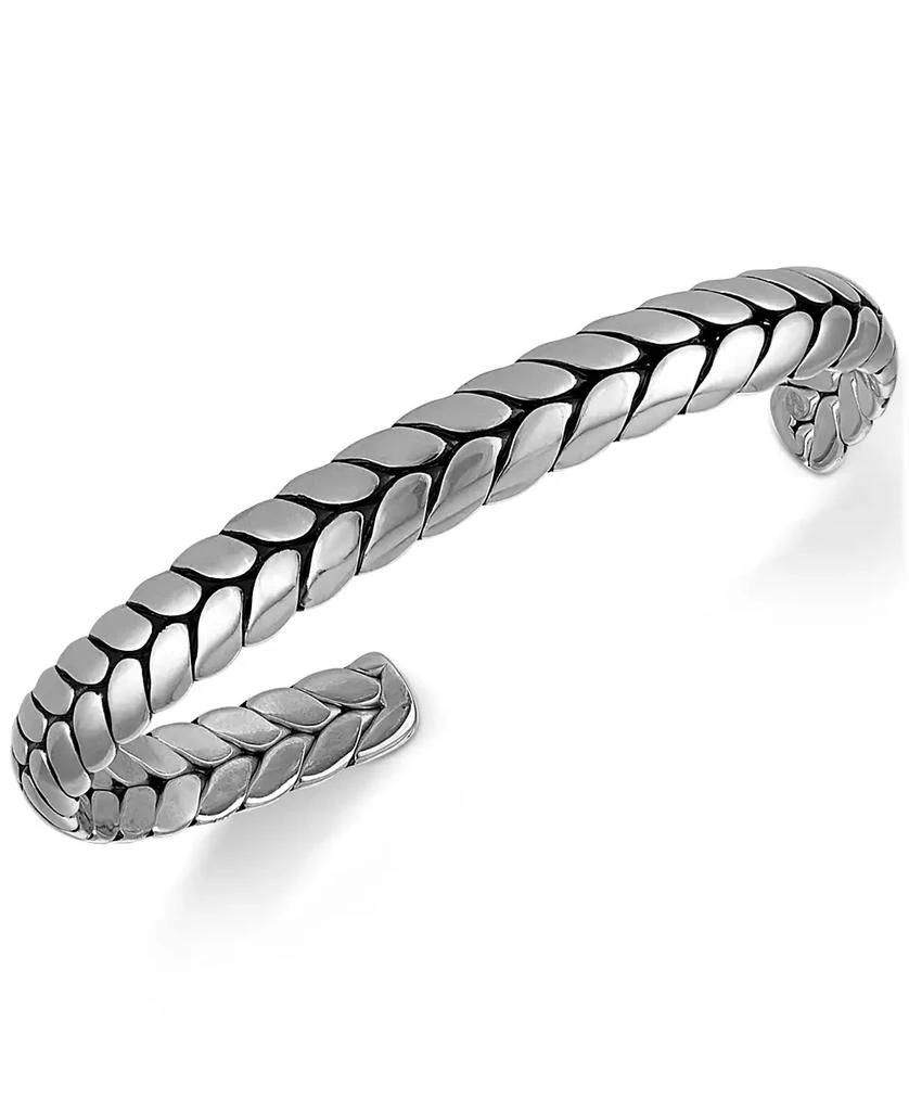 Esquire Men's Jewelry Cuff Bracelet in Stainless Steel 1