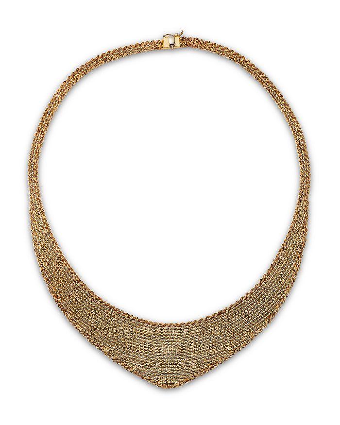 Alberto Amati 14K Yellow Gold Mesh Rope Necklace, 17"