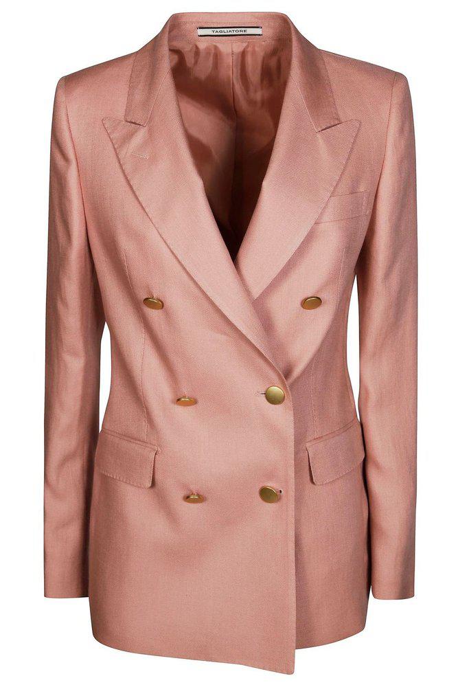 TAGLIATORE Tagliatore Double-Breasted Tailored Blazer