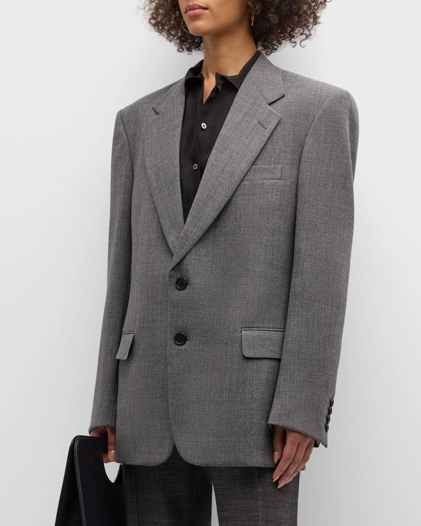 The Row Phil Oversized Single-Breasted Jacket 4