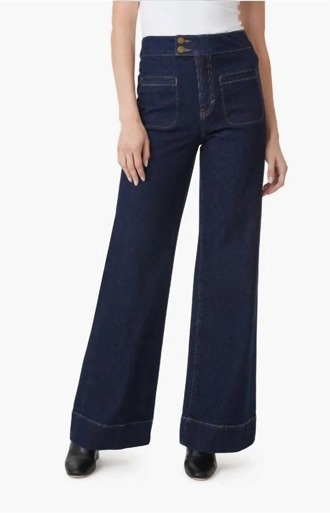 Habitual Cowgirl Wide Leg Jeans In Dark Wash 1