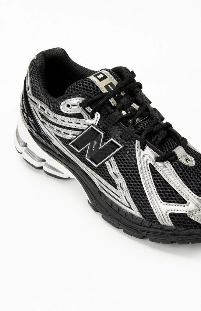 New Balance Black & Silver Metallic 1906R Shoes 6