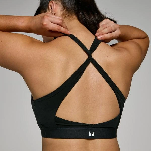Myprotein MP Women's Power Cross Back Sports Bra - Black 4